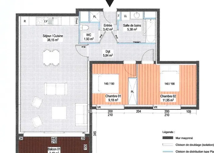 Grand Neuf A 150m De La Du Platin *